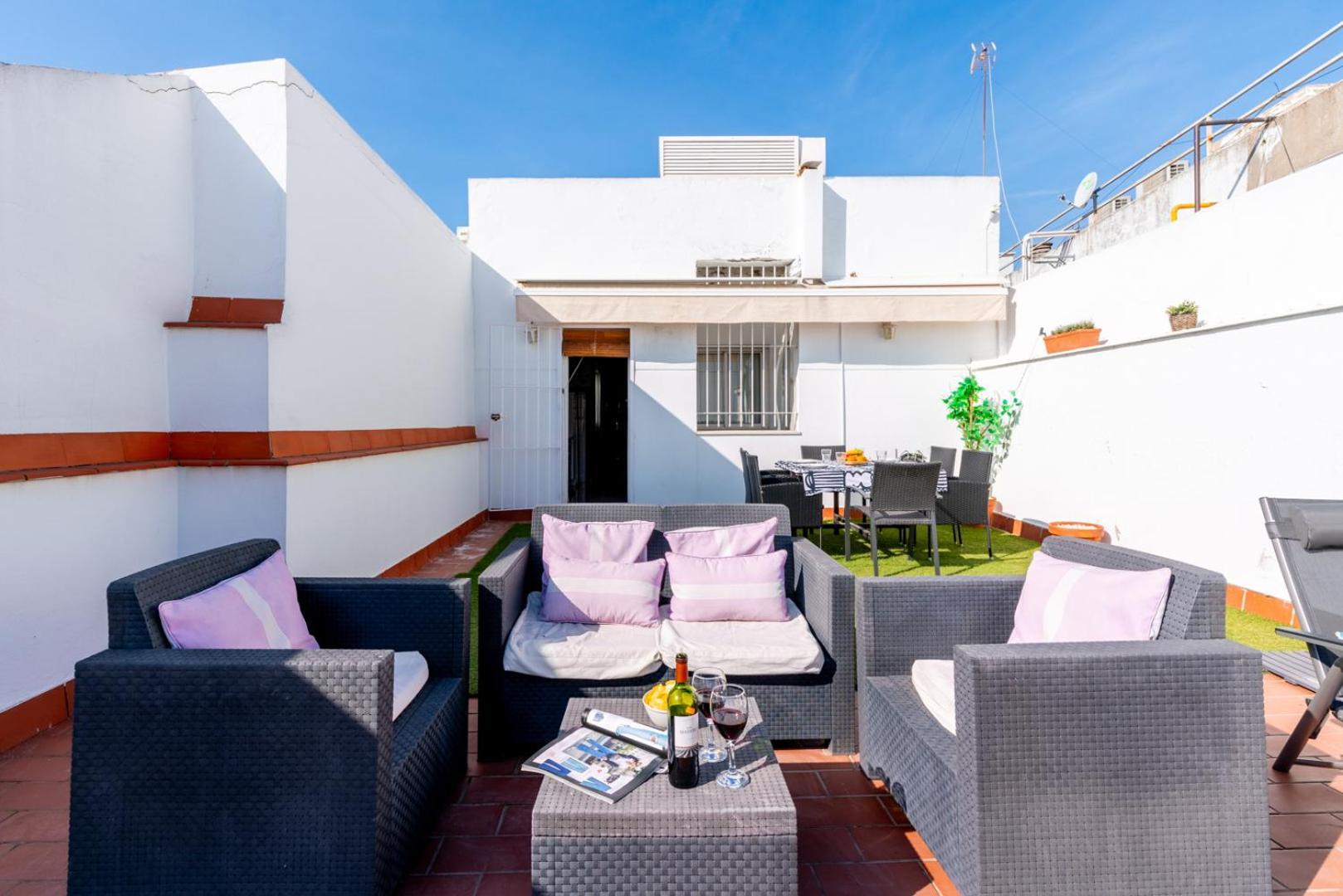 Atgr Luminoso Atico Con Terraza, Calle Antonia Diaz Sewilla Zewnętrze zdjęcie